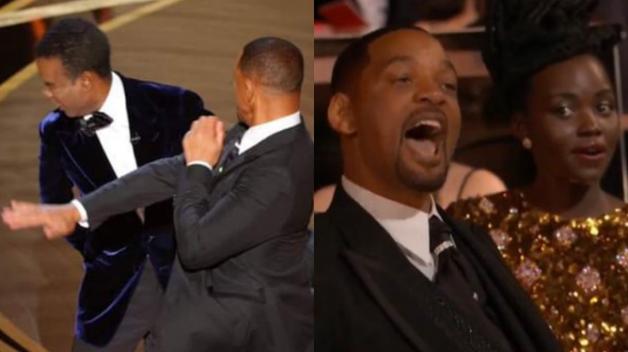 ¿Eso estaba en el guión?: Will Smith se levantó a golpear a Chris Rock en pleno escenario de los Oscar