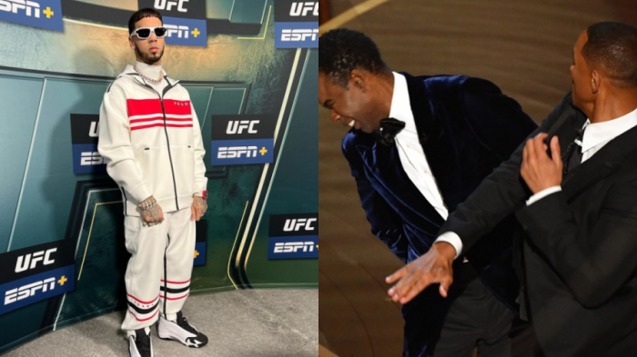 La advertencia de Anuel AA por la cachetada de Will Smith a Chris Rock