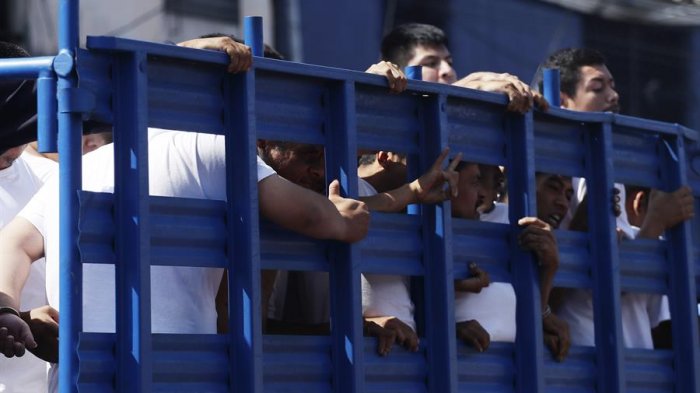 Gobierno de El Salvador amenaza con quitar comida de las cárceles: 