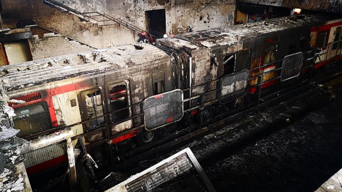 Condenan a 12 años de cárcel a hombre por incendio en estación San Pablo durante el estallido social