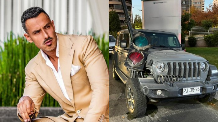 Marcelo Marocchino es detenido por conducir en estado ebriedad y chocar un semáforo en Las Condes