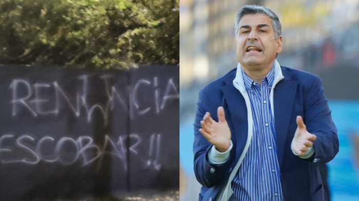 Rayados en el CDA: Hinchas de la U exigen la salida de Santiago Escobar y apuntan al presidente de Azul Azul