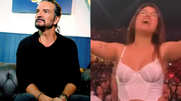 Estaba cantando “Desnuda”: Mujer se quitó la ropa en pleno concierto de Ricardo Arjona
