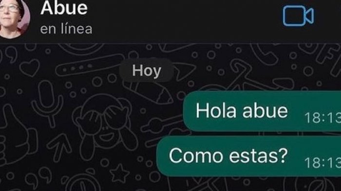 Sinceridad de abuela: La graciosa respuesta que desconcertó a su nieto en WhatsApp