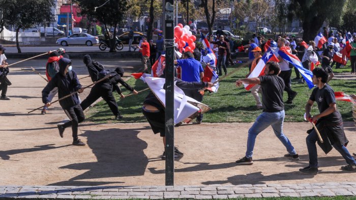 Marcha del Rechazo: Confirmaron un apuñalado y dos detenidos tras incidentes