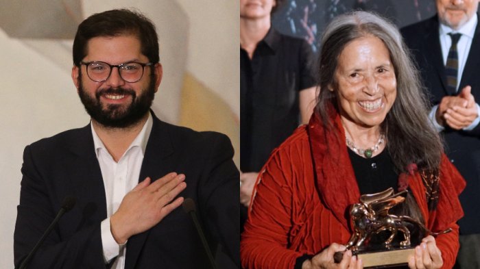 Presidente Boric felicita a Cecilia Vicuña 