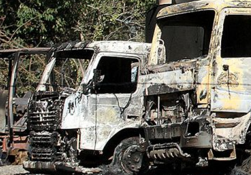 Dos atentados en La Araucanía: Queman maquinarias en Loncoche y disparan a carabineros en Carahue