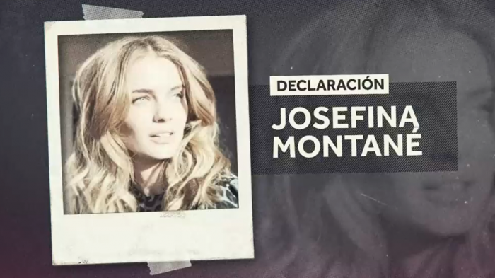 La declaración de Josefina Montané por caso de Nicolás López: 