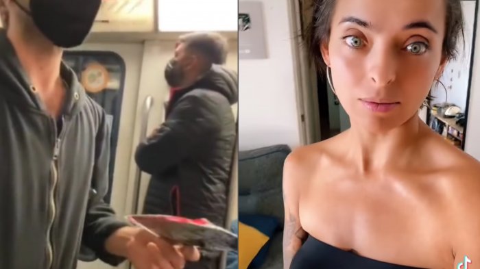 Influencer se negó a usar mascarilla en el Metro y fue increpada: 