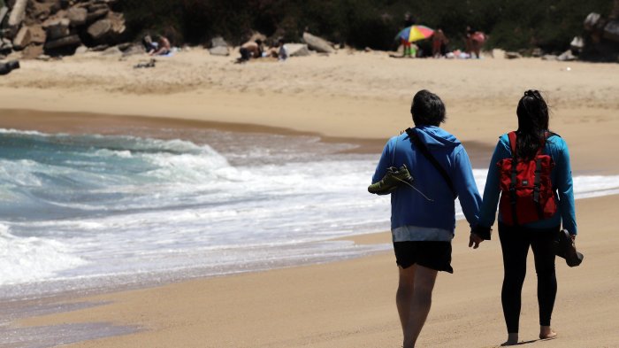 Decretan prohibición de baño en playas de Viña del Mar por presencia de Fragata Portuguesa