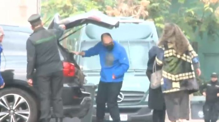 Nicolás López llegó a la penitenciaría de Santiago 1 para cumplir con la prisión preventiva