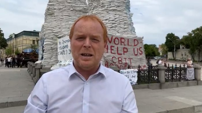 Miembros del Partido Republicano visitan Ucrania: 