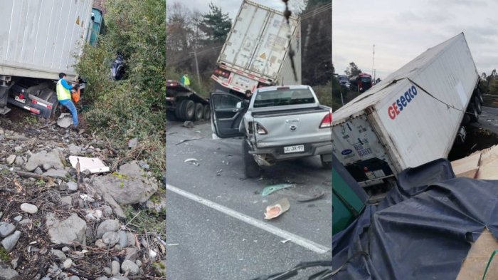 Fatal accidente en Lumaco: Colisión múltiple deja un fallecido y varios heridos