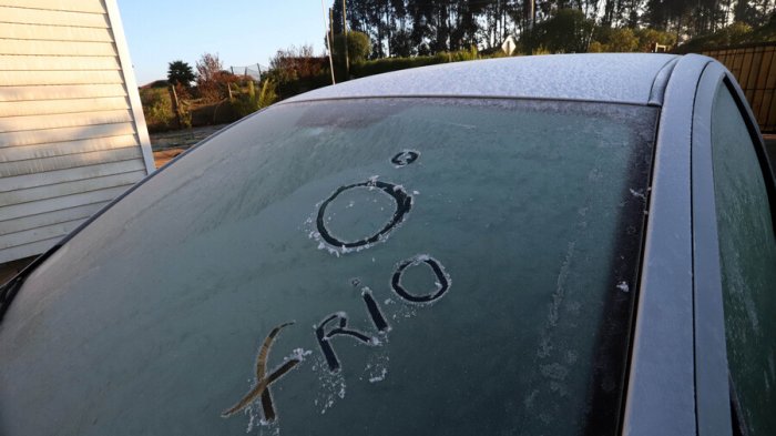 ¡Qué frío! Este martes se registró la mínima más baja para un mayo en Santiago en 98 años