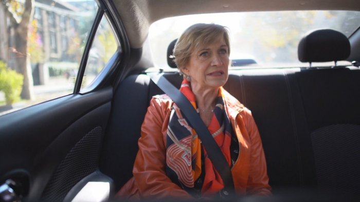 Evelyn Matthei en Taxi Libre: 