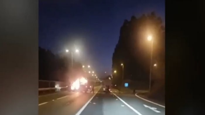 Tres camiones quemados: Se registran dos ataques incendiarios en Collipulli durante la madrugada de este sábado