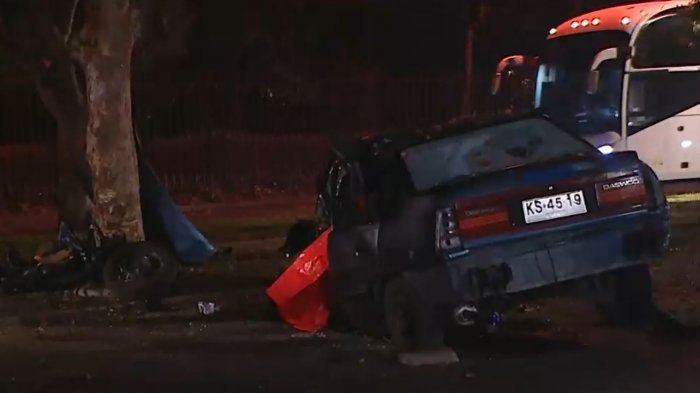 Escapaban de carabineros y chocaron con un árbol: Una mujer murió y sus acompañantes se fugaron