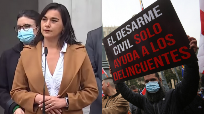 Izkia Siches responde por protesta contra desarme de civiles y reitera compromiso con la seguridad