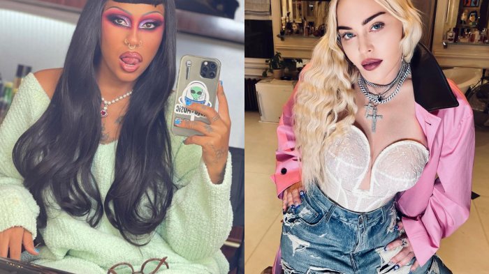 Madonna y Tokischa protagonizaron apasionado beso en el Concierto del Orgullo