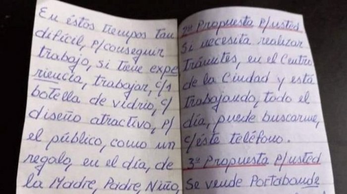 Jubilado no encontraba trabajo, escribió su CV a mano y recibió 26 ofertas laborales