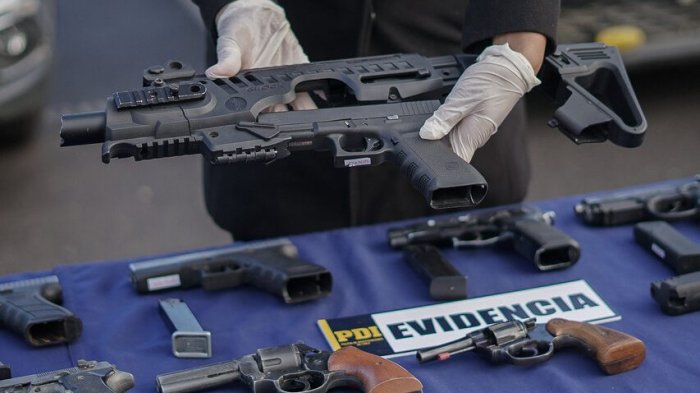 Cortas, largas y modificadas: Estas son las armas de fuego incautadas en lo que va de 2022