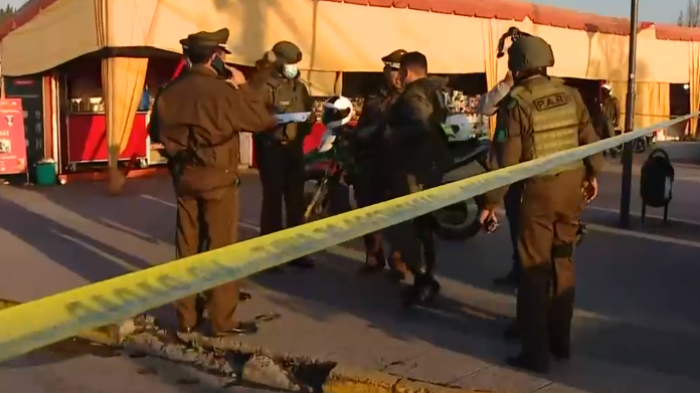 Registran balacera en intermodal de La Cisterna: Un carabinero resultó herido