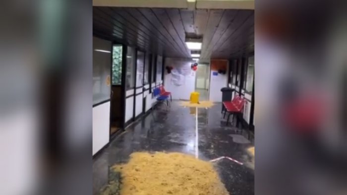 Hospital de Limache sufrió filtraciones por intensas lluvias: Alcalde pide inversión en el recinto