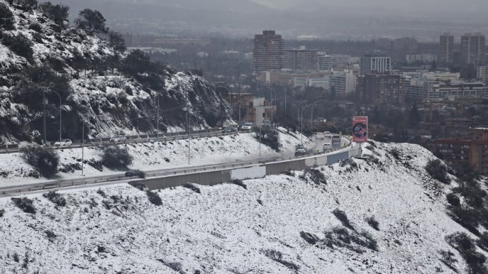 Nieve, anegamientos y cortes de luz: Lo que dejó el sistema frontal en la RM