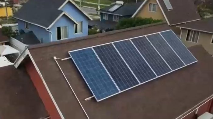 Un alivio para el bolsillo y el medio ambiente: Paneles solares permiten ahorrar en luz y gas