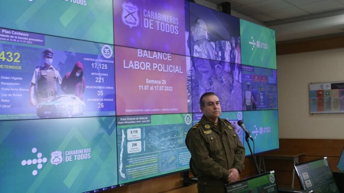 Carabineros: Robo de vehículos disminuyó en junio gracias a implementación del Plan Anti Encerronas