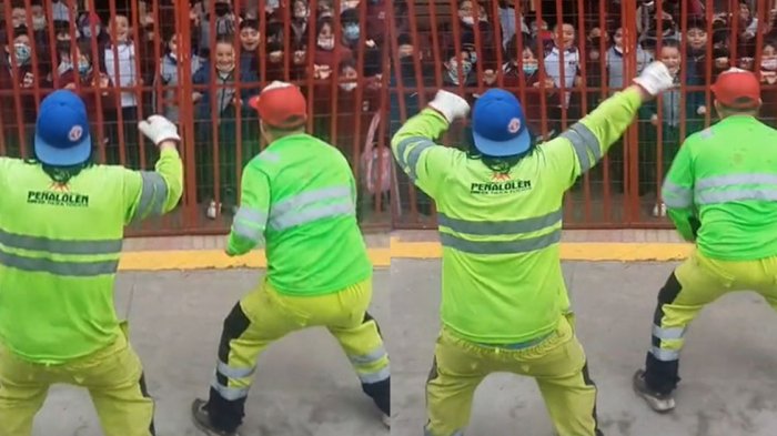 Recolectores explican su baile viral: 