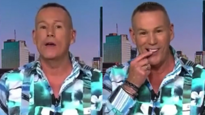 “Ahora estoy silbando”: El increíble momento en que conductor de TV pierde su diente en pleno despacho