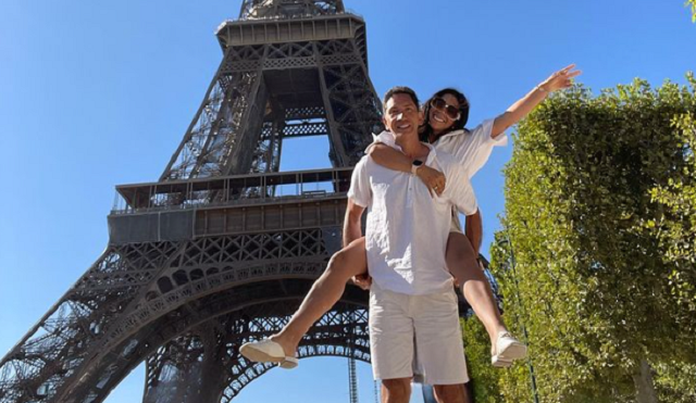 “Como lo soñé”: Mariuxi Domínguez relató el momento en que su pareja le pidió matrimonio, de nuevo, en París