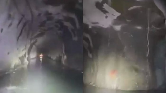 Los videos de la inundación de túneles mineros que estarían bajo el socavón de Tierra Amarilla