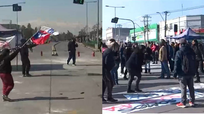 Cortaron calles con extintores: Ambulantes protestan contra operativo por comercio irregular en Maipú