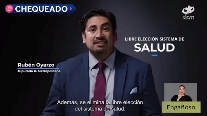 Chequeado: ¿Se elimina la libre elección en salud en la propuesta constitucional? | Engañoso