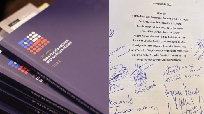 Oficialismo firma acuerdo para reformas a la nueva Constitución: Estos son los 5 puntos abordados