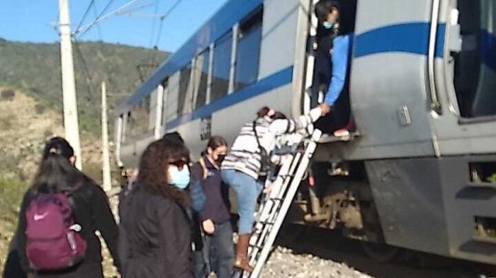 Tren de Valparaíso sufrió un 