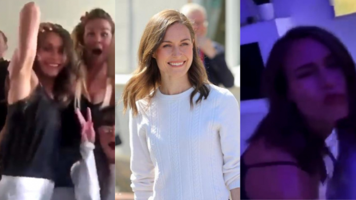 Los videos de la fiesta de Sanna Marin, primera ministra de Finlandia, que la tienen en medio de críticas