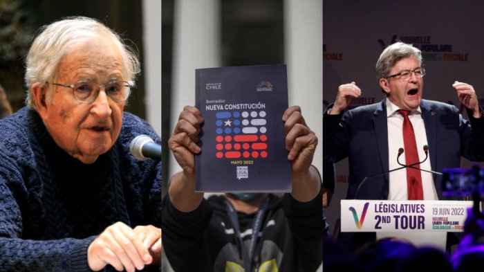 De Chomsky a Mélenchon: 200 figuras internacionales piden aprobar la propuesta de nueva Constitución