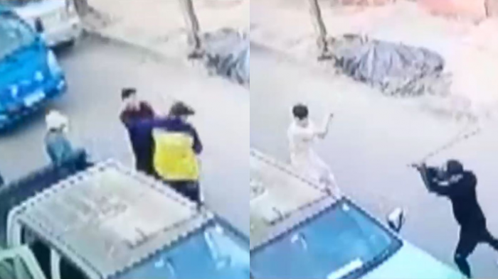 Chocaron vehículo municipal, golpearon al funcionario y destrozaron el auto con objetos contundentes