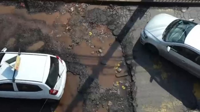 Vecinos denuncian profundo 