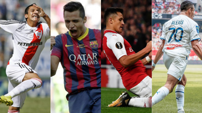 De Cobreloa al Marsella: Estos son los primeros goles que marcó Alexis en cada club