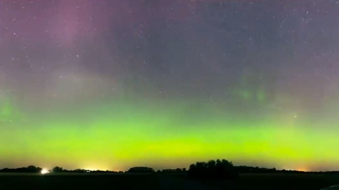 Mira acá el timelapse: Fotógrafo captó espectaculares imágenes de aurora boreal en Estados Unidos