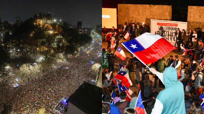 Apruebo versus Rechazo: Así fueron los cierres de campaña de cara al plebiscito de salida