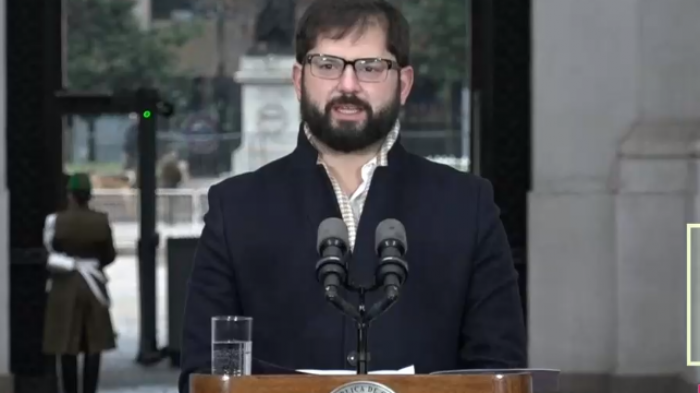 Pdte. Boric y plebiscito: 