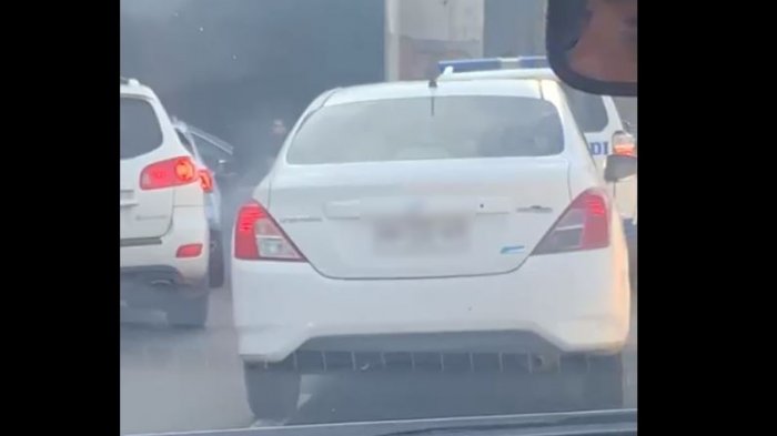 Reportan balacera en Autopista Central: Conductores grabaron el momento