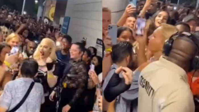 ¡No era ella! Guardia confunde a Lady Gaga con una imitadora mientras la 