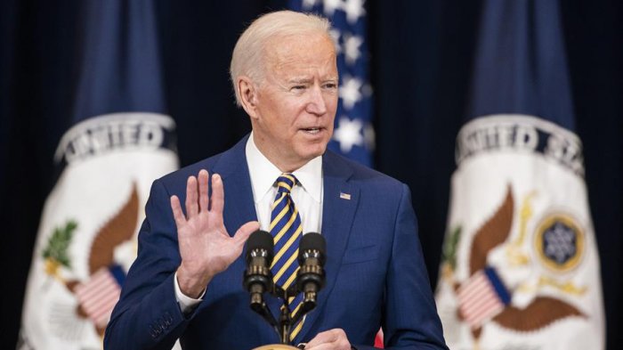 Joe Biden asegura que la pandemia de COVID-19 
