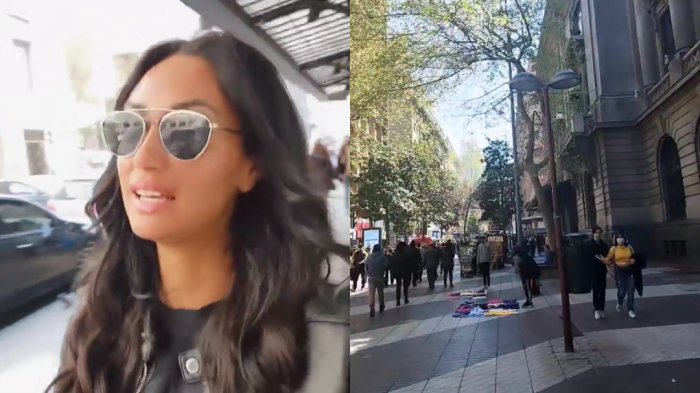 El asombro de Pamela Díaz tras volver al centro de Santiago: 